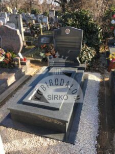 Kobra szimpla gránit sírko 3