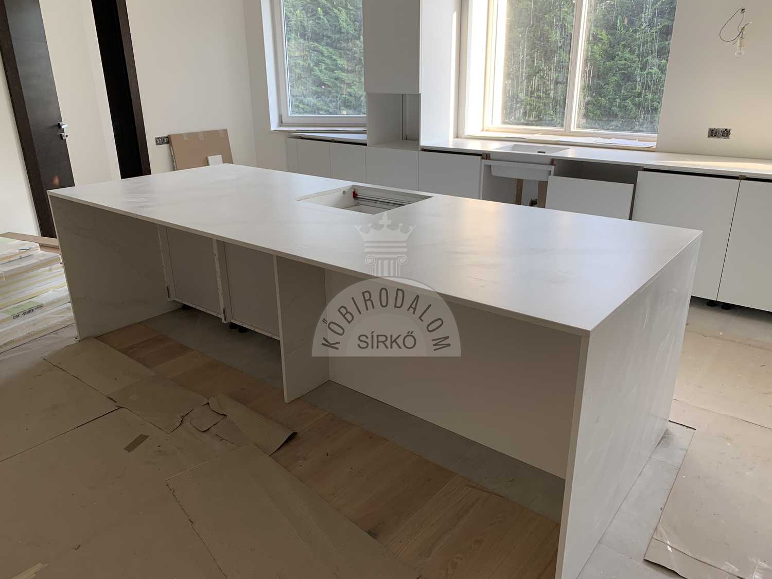 Calacatta Gold silestone pult 2
