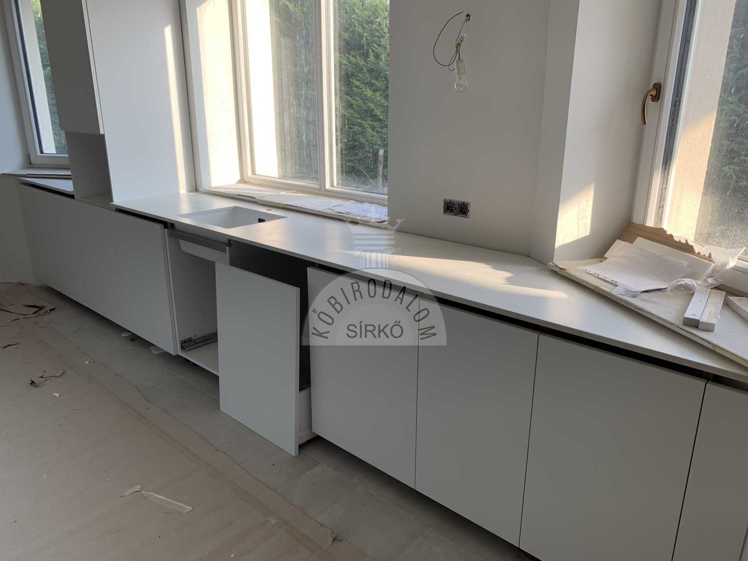Calacatta Gold silestone pult 3
